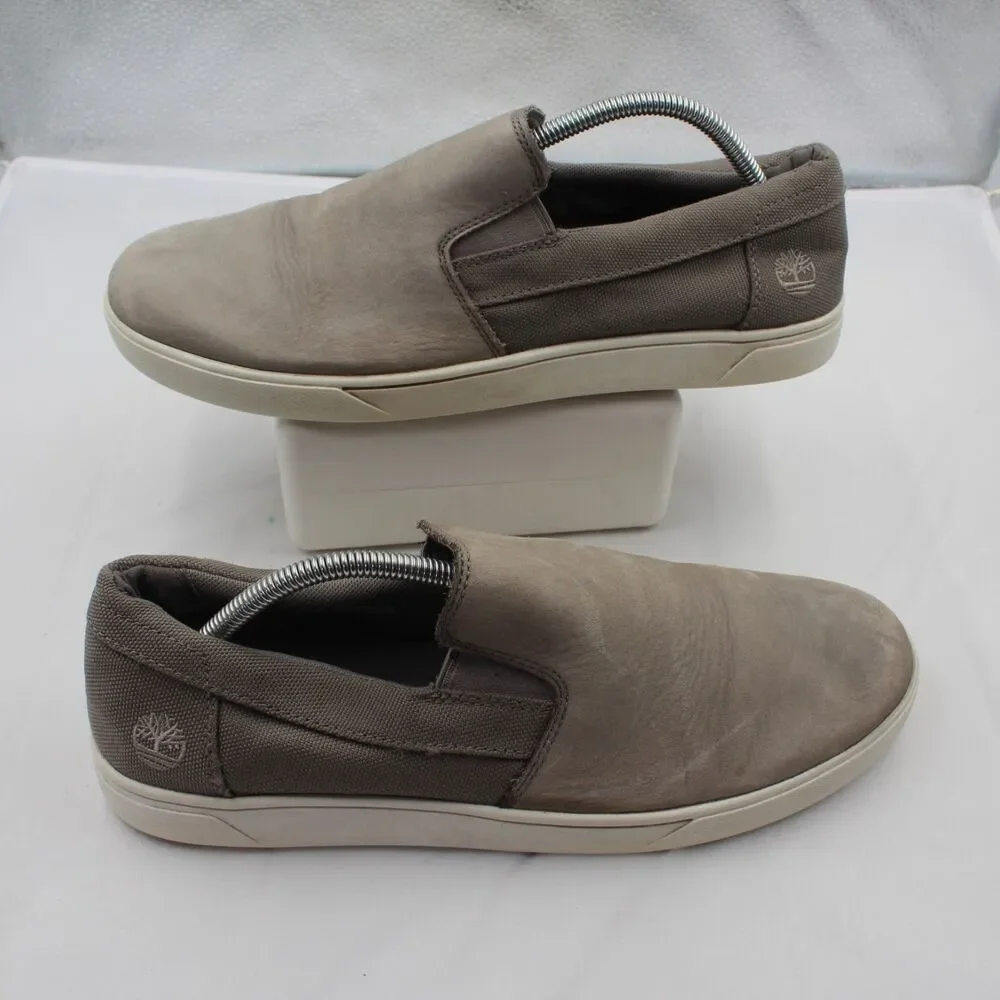 Timberland Groveton Men Size 11.5 Slip On Casual Loafer Sneakers Medium Grey